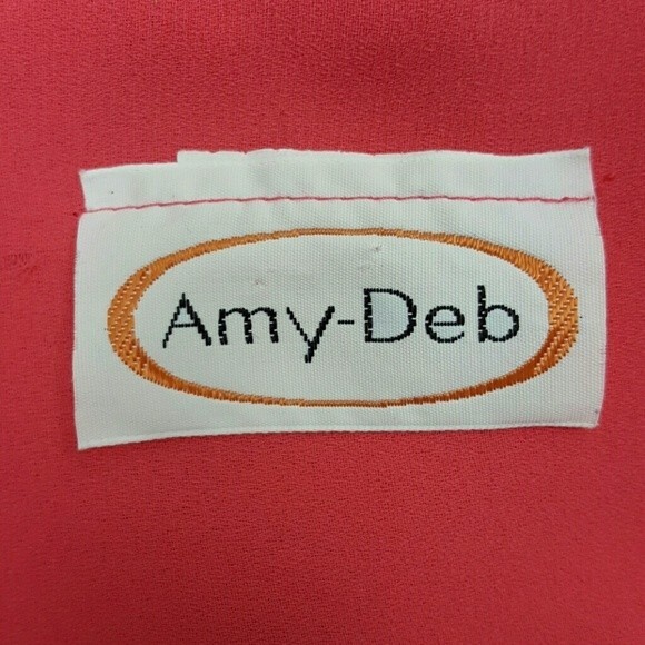 Vintage 70's Amy-Deb Pink Midi Dress - Picture 7 of 7